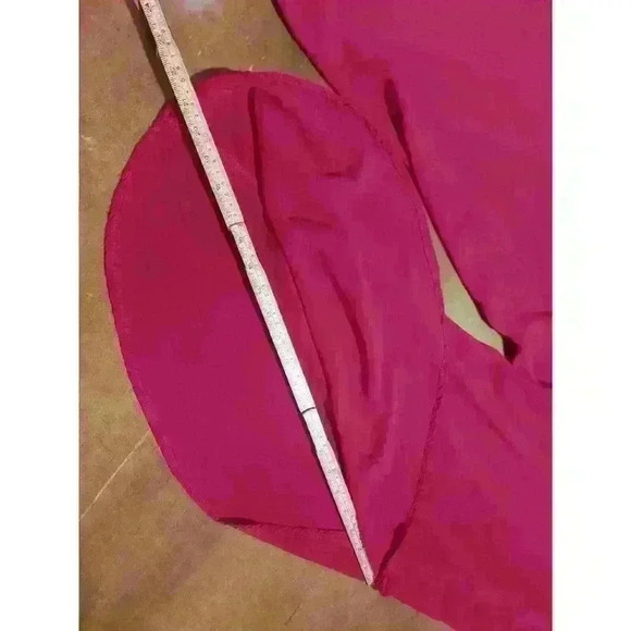 EUC Los Banditos Pants RED Rayon Boho Hippie XL - Picture 6 of 10